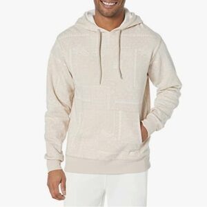 Spalding Men's sz XXL greymorn bandana Contrast Panel Hooded Sweatshirt New